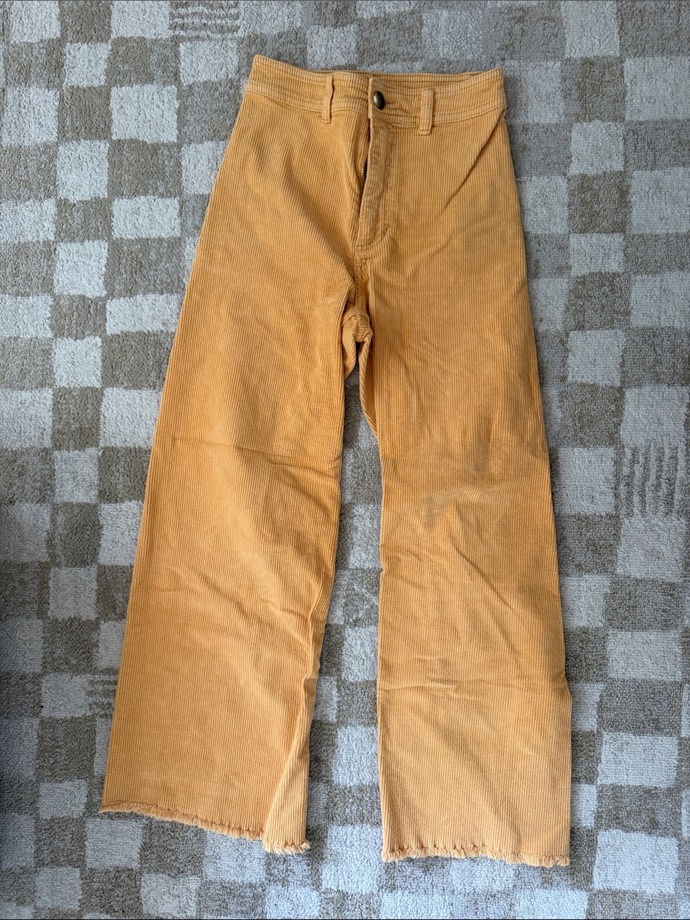 Billabong Corduroy Wide-Leg Pants in Mustard